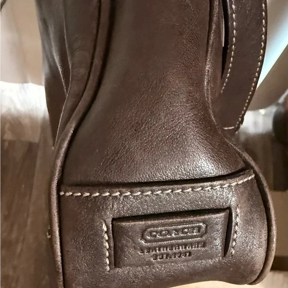 Vintage Coach Brown Leather Shoulder bag - Picture 9 of 9